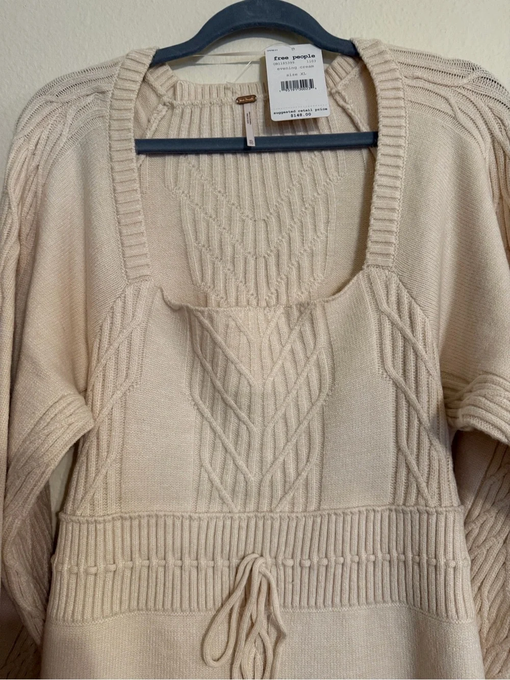Free People cable knit